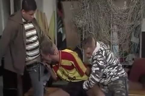three-some crazy sucking & condom nailing