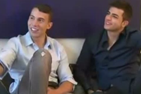 Non-stop boyz Splitting On The couch After rimming