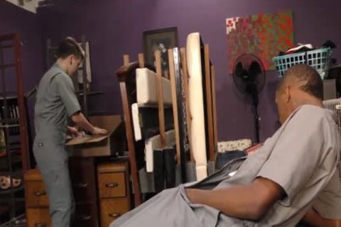 shaved White Emo lad receives Nailed By A Hung dark man