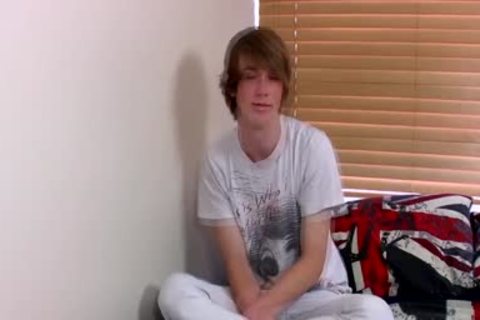 Ginger Emo teen Kai Alexander Pleasures Himself On A bed