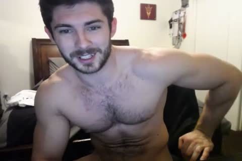 yummy hairy Hunky Doing A webcam Show.