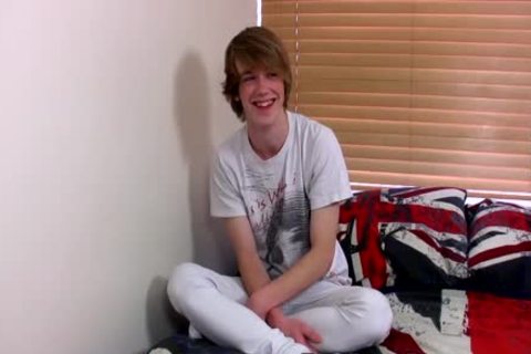 fascinating blonde twink Kai Alexander Whips It Out And About