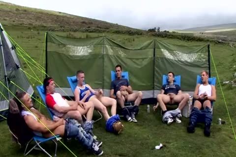 two Camp jack off
