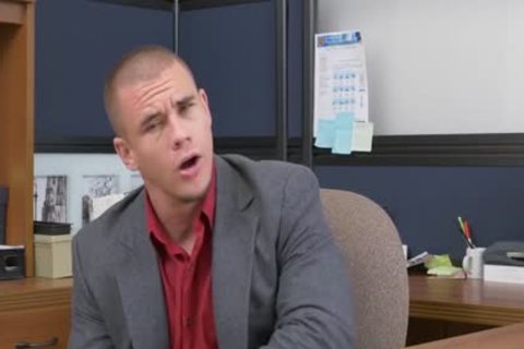 GRAB butthole - Hunky Boss Teaches His Office Team All About Teamwork