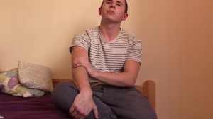 twink with a fit hairless body and too taut butthole