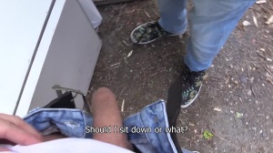 young bartender shows his 10-Pounder in public