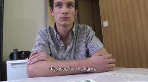 Czech lad stretched and banged hard