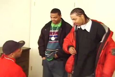 Three excited Gentlemen enjoy A Steamy Threeway