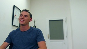 Dorky guy receives a mouthful of kinky semen in a POV vid