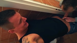 males In Public 43 - Public bathroom - ass Hook up
