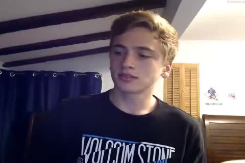 Blond teen Cums On fake penis And Licks his sperm - Chaturbate