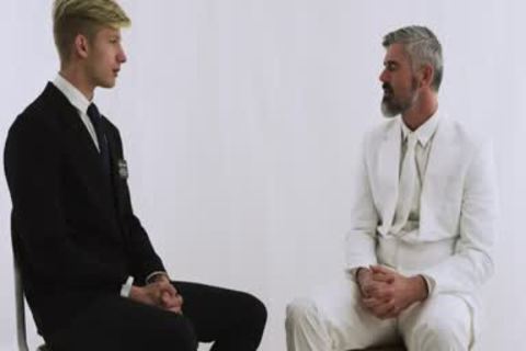 Mormon twink tied Up And hammered By old Hunk