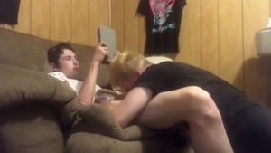 Hidden cam suck straight