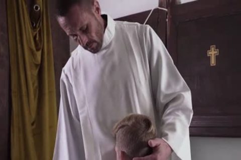 legal age teenager Catholic twink Jace Madden Devoted Himself To A Priest
