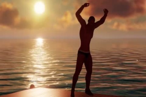 beautiful lad Dancing  , 3D Animation , 3D manga
