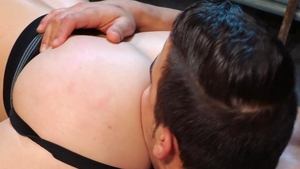 Hot House: Ideal jock playing with big dick stud