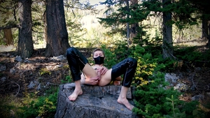 poking My throbbing knob Into My Own wazoo In The Forest For A pleasure Day Of Self-fucking Myself unprotected Till I Creampie.