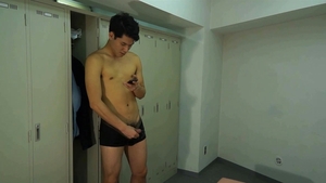GayAsianNetwork: Young Leo messy undressing in office