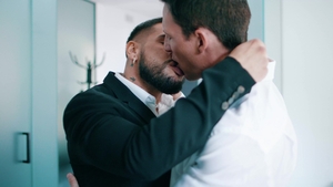 Modern-Day Sins: Black-haired Groom Explores Dark Desires