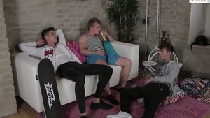 Eager Mates Enjoy Hard, Sweaty Fun
