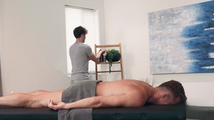 Sean Cody: Blond twink goes down on the massage table