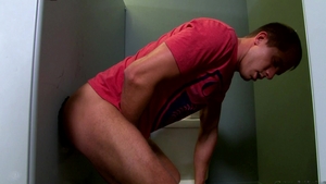 Next Door Buddies: Cumming at the Men's Room