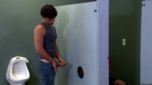 Next Door Buddies: Cumming at the Men's Room